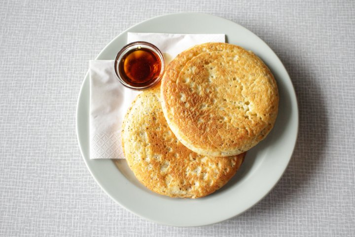 Pancakes with maple syrup IMG_8786